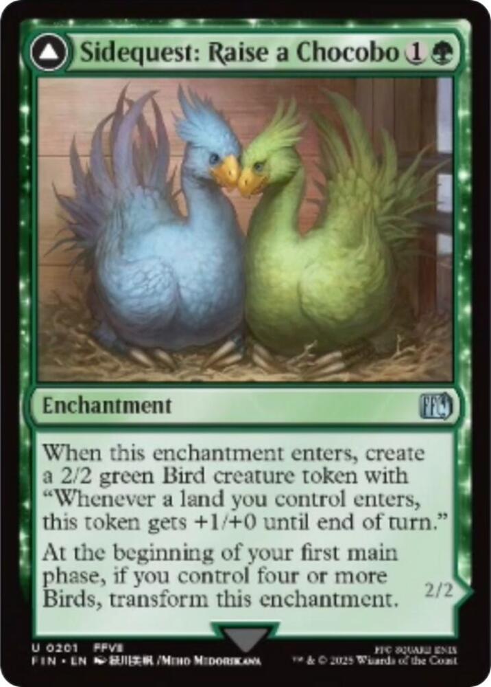 Sidequest: Raise a Chocobo // Black Chocobo Sidequest: Raise a Chocobo // Black Chocobo